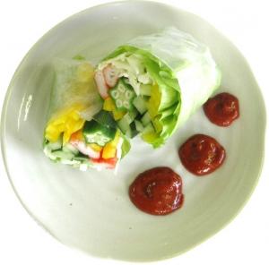 野菜料理の写真です