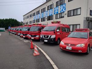 消防団安全運転講習会の様子