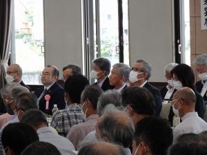 筑紫農業協同組合総代会に出席する平井一三市長