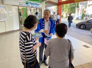 福岡都市圏「水」キャンペーン2023の街頭啓発