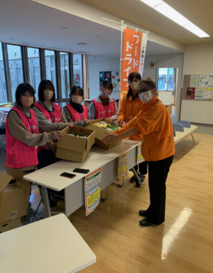 食品の引渡