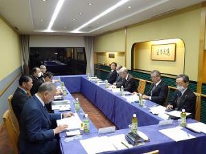 筑紫地区市長会と商工会会長会との懇談会