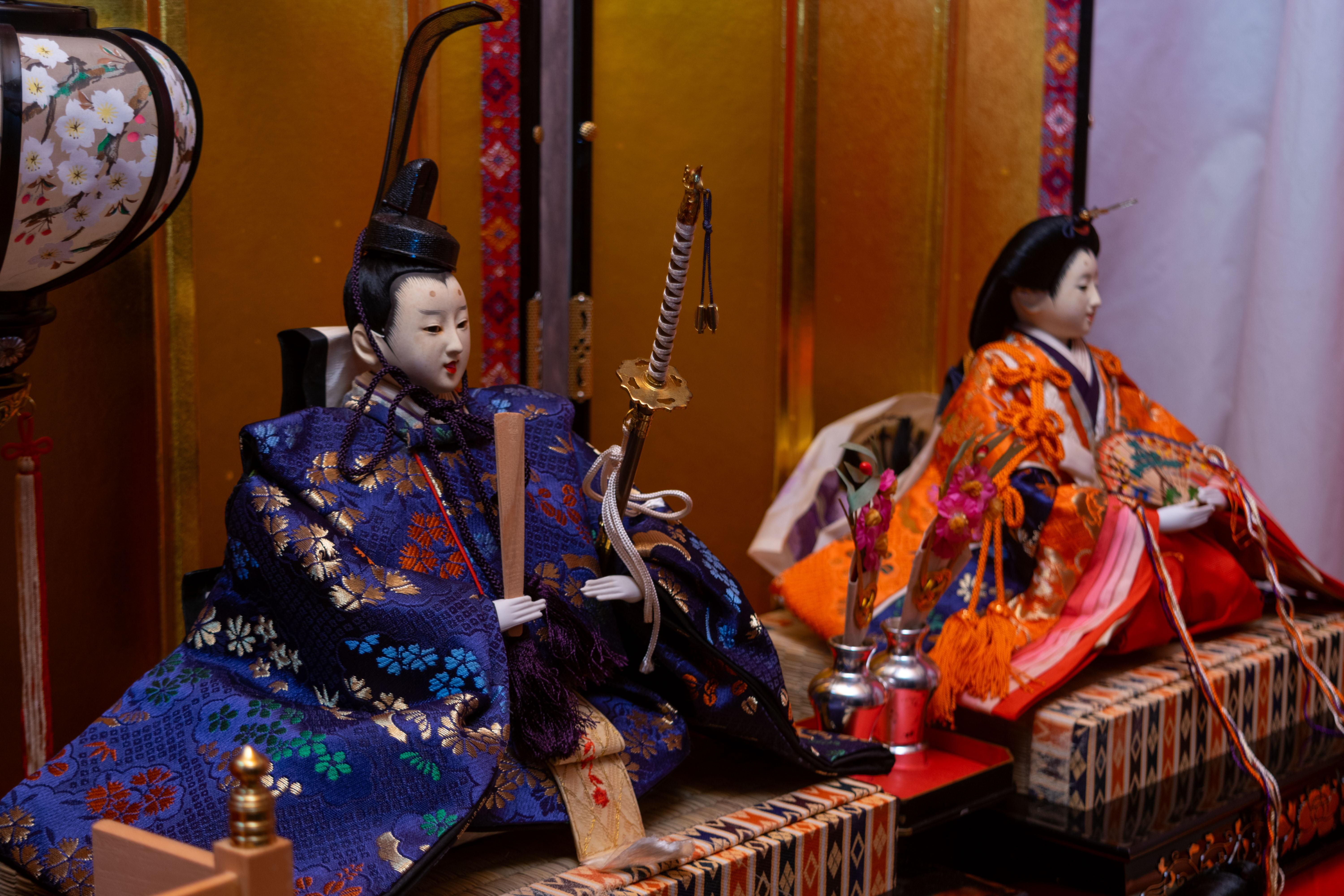 筑紫神社のひな飾り