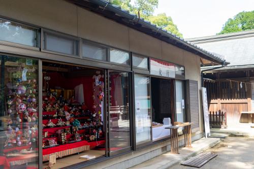 筑紫神社のひな飾り