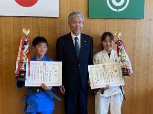 大道塾の子どもたちから全日本空道ジュニア選手権大会準優勝の結果報告