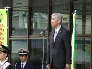 春の交通安全運動出陣式