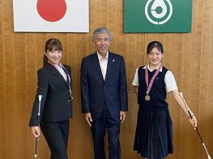 境姉妹から全日本バトントワーリング選手権大会の報告