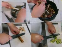 料理をしている写真