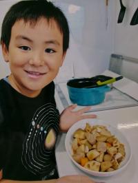 完成した料理の写真