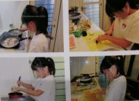 料理をしている写真