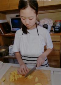 料理をしている写真