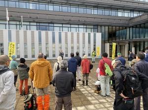 森林ボランティアの出発式