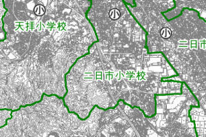 学校区域図（小学校）イメージ画像（リンク）