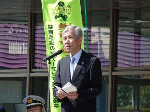 春の交通安全運動出陣式1