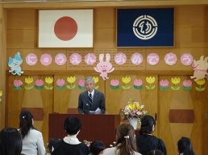 山家幼稚園の入園式