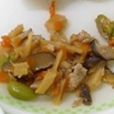 学校給食レシピたけのこご飯の画像です