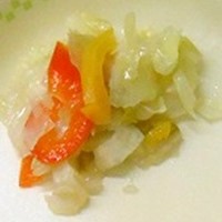 学校給食レシピレモンサラダの画像です