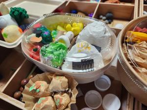 子どもアートお弁当工作例