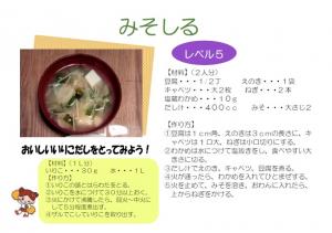 レベル5みそしる