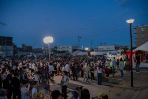筑紫３区合同夏祭りのにぎわい