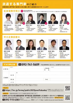 チラシ裏面