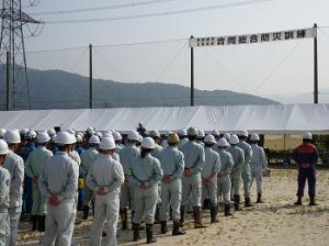 筑紫野太宰府合同総合防災訓練1