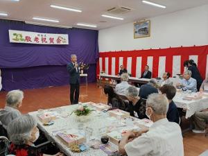 岡田区　敬老会
