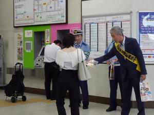 秋の交通安全県民運動街頭啓発