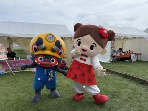 つくしちゃんとジャー坊の写真