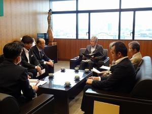 筑紫野市シルバー人材センター事業普及啓発促進月間における要請行動2