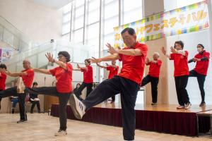 健康運動サポーターステージリズム体操