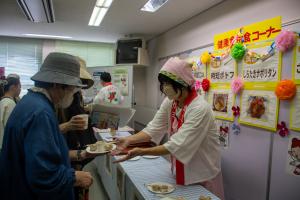 健康食試食コーナー