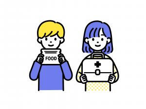 防災対応のイメージイラスト