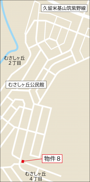 売却予定地の位置図(物件8)