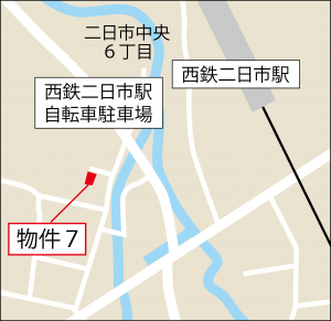 売却予定地の位置図(物件7)