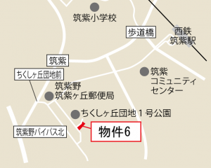 売却予定地位置図(物件6)