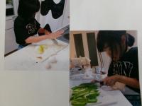 料理をしている写真