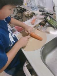 料理をしている写真