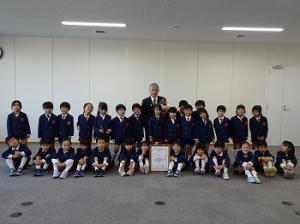 保育園慈生園　勤労感謝訪問