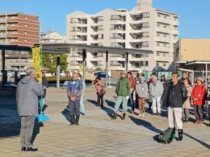 森林ボランティア　出発式