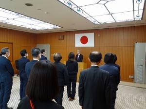 筑慈苑施設組合　仕事始め式