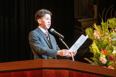 はたちのつどい実行委員長挨拶の写真