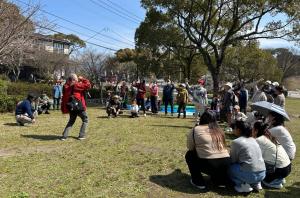 花見イベントでレクリエーション