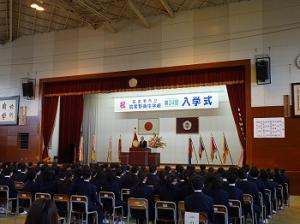 筑紫野南中学校の第34回入学式