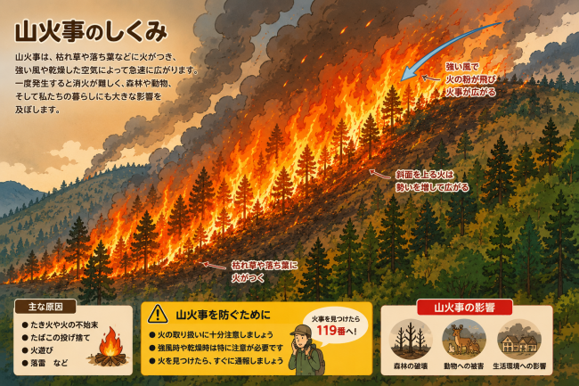 山火事イメージ
