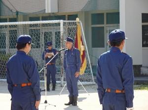 筑紫野市消防団夏季訓練