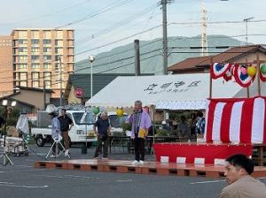 立明寺区夏祭り