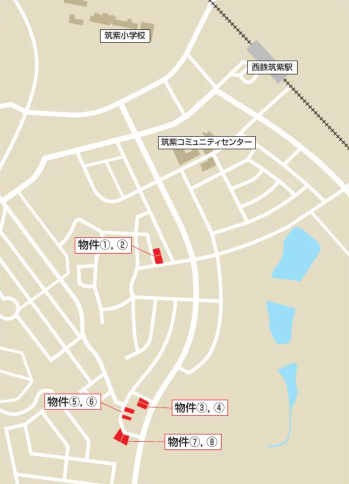 売却物件位置図