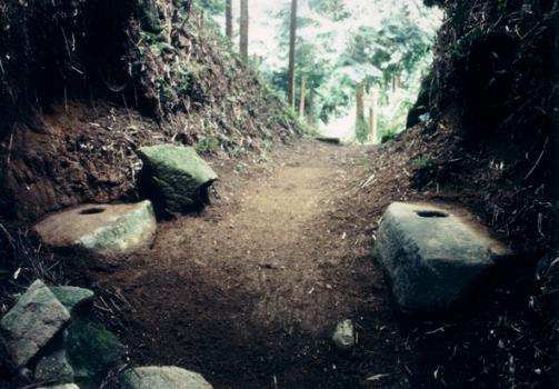 基肄城東北門跡の様子